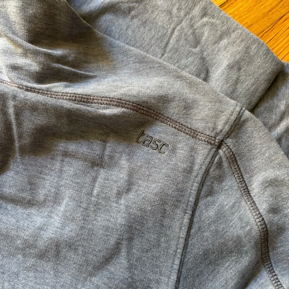 Tasc Performance‎ Full Zip Up Men Large Blue Bamboo Stretch Casual Golf Organic